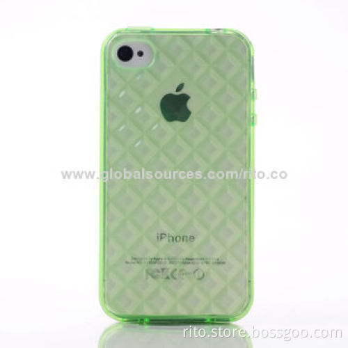 Water Cube Design TPU Hard Case for iPhone 4/4s, iPhone 5/5s